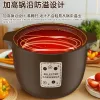 Clear pot, anti-dry-burning, high-grade authentic ceramic pot, soup pot, soup pot, stewing pot, large-capacity deep-mouthed clay pot Specification image